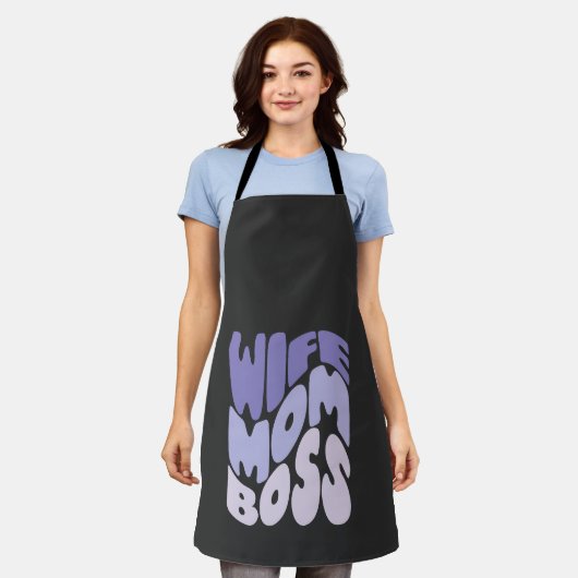 Echtgenote, moeder, baas schort (Gedragen)