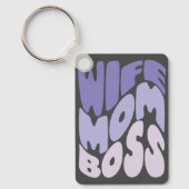 Echtgenote, moeder, baas sleutelhanger (Voorkant)