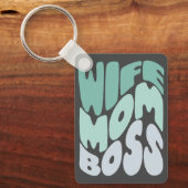 Echtgenote, moeder, baas sleutelhanger (Voorkant)