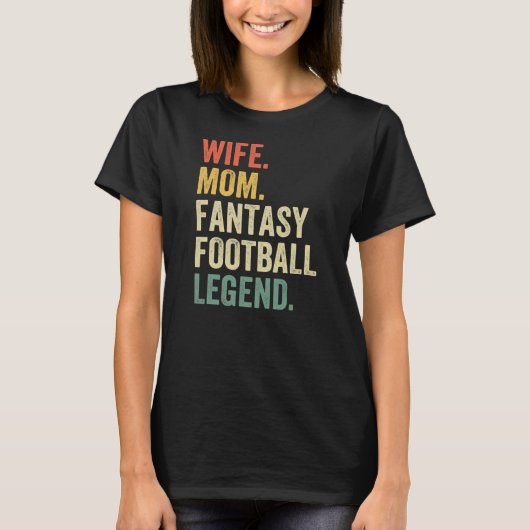 Echtgenote moeder: Football Fantasy Legend Funny M T-shirt (Voorkant)