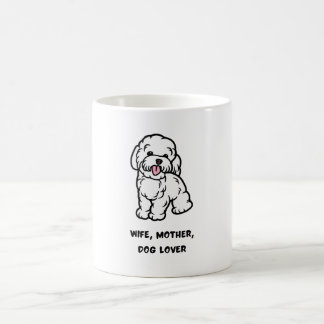 Echtgenote, moeder, hondenliefhebber koffiemok