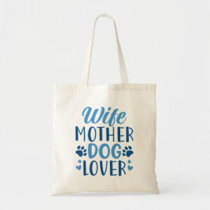 Echtgenote moeder Hondenliefhebber Tote Bag