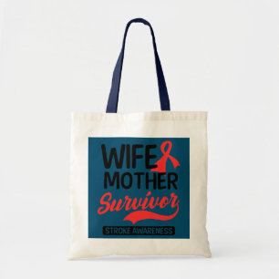 Echtgenote Moeder Overlevende Ontwerp Beroerte Ove Tote Bag
