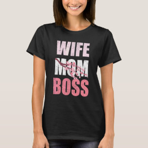Echtgenote moeder vrouw familie vrouw Cherry Bloss T-shirt