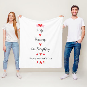 Echtgenote Moeders Onze Alles Cute Moederdag Lief Fleece Deken