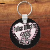 Echtgenote politieagenten sleutelhanger (Voorkant)