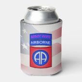 Echtgenote van de 82nd Airborne Division Blikjeskoeler (Blikje Voorkant)