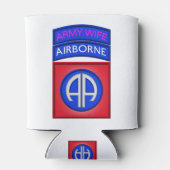 Echtgenote van de 82nd Airborne Division Blikjeskoeler (Achterkant)