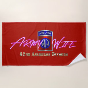 Echtgenote van de 82nd Airborne Division Strandlaken