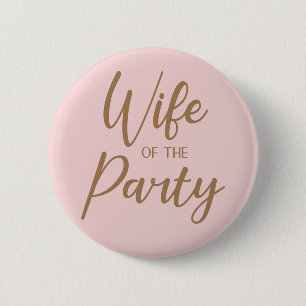 Echtgenote van de Button van de partij Wifelorette