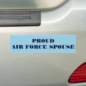 Echtgenote van de luchtmacht Bumpersticker Proud (Op auto)