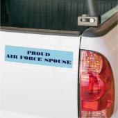 Echtgenote van de luchtmacht Bumpersticker Proud (Op Truck)