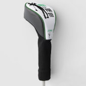 Echtgenote van de Par Tee Groen & Wit Golfheadcover (Schuin)