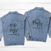 Echtgenote van de Partij Charleston Bachelorette P Denim Jacket