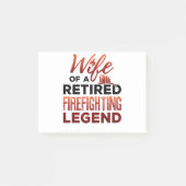 Echtgenote van een in ruste gevechtsende Legende Post-it® Notes (Voorkant)