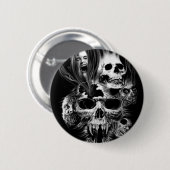 Echtgenote van Halloween - Ronde Button 5,7 Cm (Voorkant /achterkant)