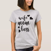 Echtgenote van Mam Boss Women's T-Shirt (Voorkant)