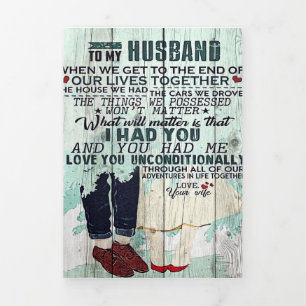 Echtgenote van mijn echtgenoot Gift   Op de brief  Drieluik Aankondiging