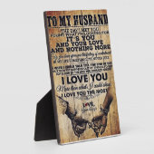 Echtgenote van mijn man | Husband Lovely Gift Fotoplaat (Zijkant)