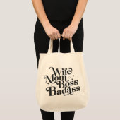 Echtgenote van moeder Boss Badass Funny Sarcastic Tote Bag (Voorkant (product))