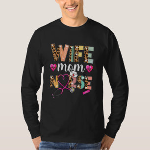 Echtgenote van moeder verpleegkundige Womens rn lp T-shirt
