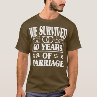 Echtgenote van paren, Jubileum 60th Wedding T-shirt