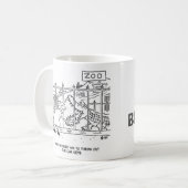 Echtgenote wil dat man haar de autosleutels gooit koffiemok (Voorkant links)