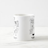 Echtgenote zegt dat de man in een bergafwaarts gaa koffiemok (Center)