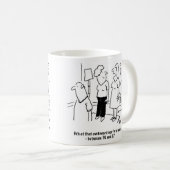 Echtgenote zegt dat echtgenoot op die ongemakkelij koffiemok (Voorkant rechts)