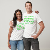 Echtgenoten en geheugen t-shirt (Unisex)
