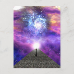 Echtheid aan het universum, groot mysterie van het briefkaart