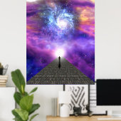 Echtheid aan het universum, groot mysterie van het poster (Thuiskantoor)