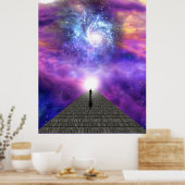 Echtheid aan het universum, groot mysterie van het poster (Keuken)
