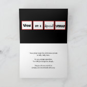 Echtscheiding Aanmoediging Je bent een moedige vro Kaart (Binnen)