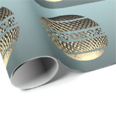 Echtscheiding partij goud platina cadeaupapier (Rol Hoek)