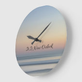 Eckhart Tolle Quote Clock Grote Klok (Hoek)