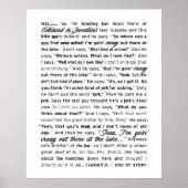 "Ecklund & Swedlin's" Poster (White) (Voorkant)