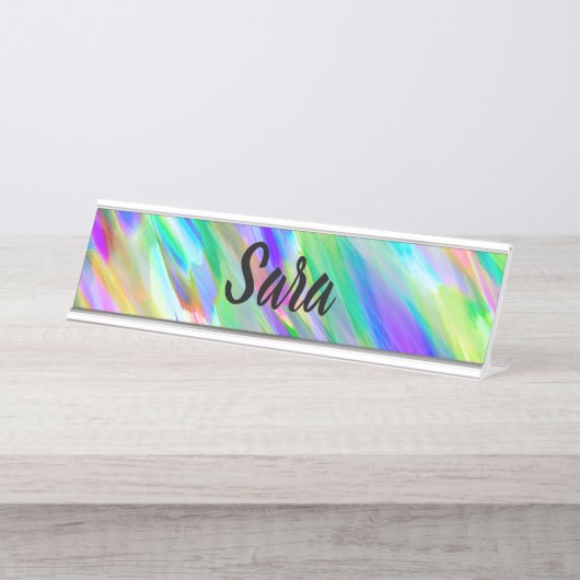 Éclaboussement coloré d'art numérique de plaque (Devant)