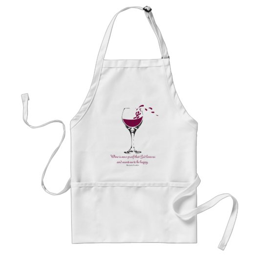 Éclaboussement du tablier merlot (Devant)