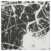 Éclaboussure blanche sur le tissu noir (Échantillon)