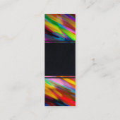 Éclaboussure colorée d'art numérique de carte de (Dos)