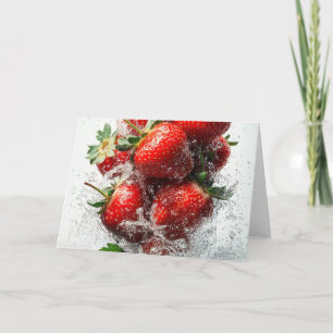 Éclaboussure de fraise