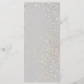 éclaboussure de peinture à l'eau grise Menu (Dos)