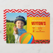 Éclaboussure de Splish une invitation de coup (Devant / Derrière)