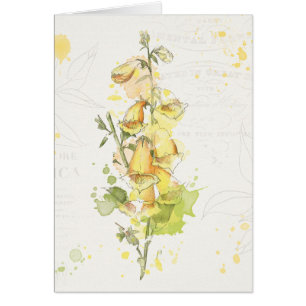 Éclaboussure jaune florale