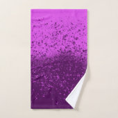 Éclaboussure monochrome pourpre royal (Serviette à main)