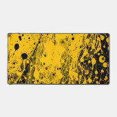 Éclaboussures de peinture noire et jaune (Recto)