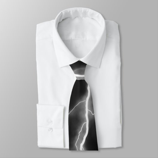 Éclair - Cravate gris (Attaché)