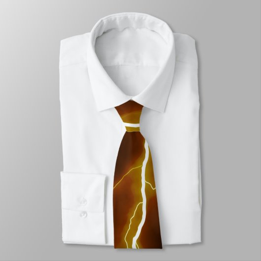 Éclair - Cravate jaune (Attaché)