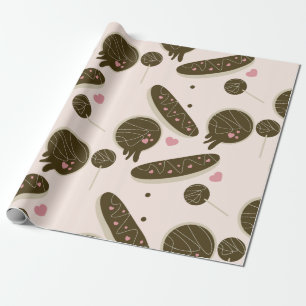 Eclair Donuts Cake Pops Valentijnsdag Cadeaupapier